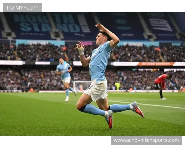 曼城前场压制极强,福登中路控球掌握节奏链条